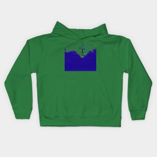 Relaxing Walk On Treetops Kids Hoodie